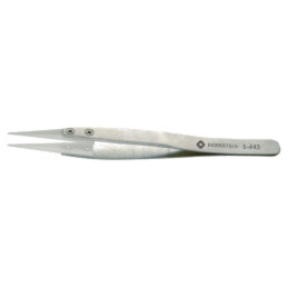 Pensetă; 125mm; Formă capăt vârf: plată; universale