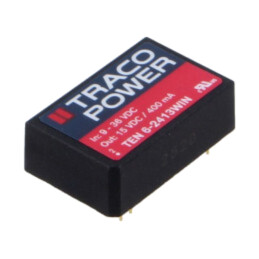 Convertor: DC/DC; 6W; Uintr: 9÷36VDC; Uieş: 15VDC; Iieş: 400mA; DIP24