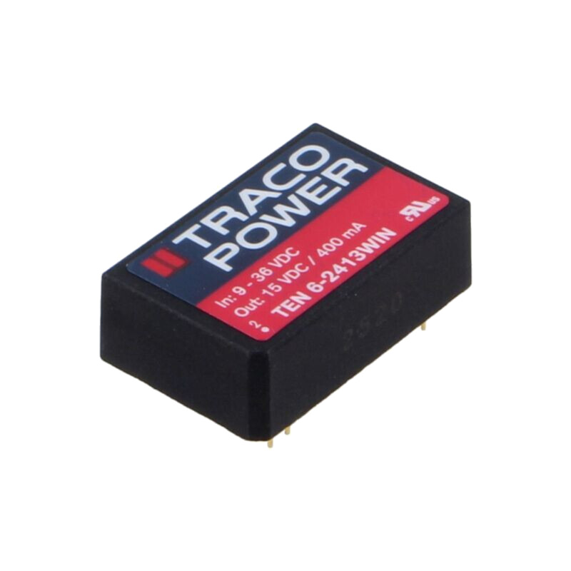 Convertor: DC/DC; 6W; Uintr: 9÷36VDC; Uieş: 15VDC; Iieş: 400mA; DIP24 Convertor: DC/DC; 6W; Uintr: 9÷36VDC; Uieş: 15VDC; Iieş: 400mA; DIP24