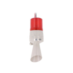 Semnalizator: luminos şi acustic; 24VDC; bec; roşie; IP54; S60AD