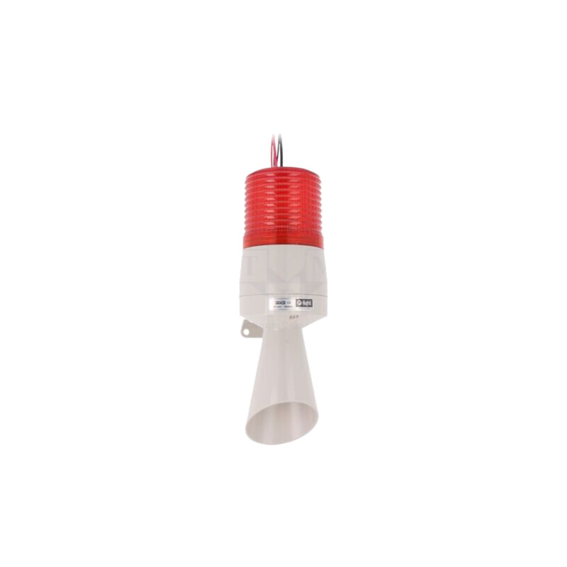 Semnalizator: luminos şi acustic; 24VDC; bec; roşie; IP54; S60AD Semnalizator: luminos şi acustic; 24VDC; bec; roşie; IP54; S60AD