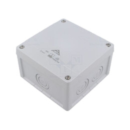 Carcasă: cutie de conexiuni; X: 127mm; Y: 127mm; Z: 75mm; gri; ABOX