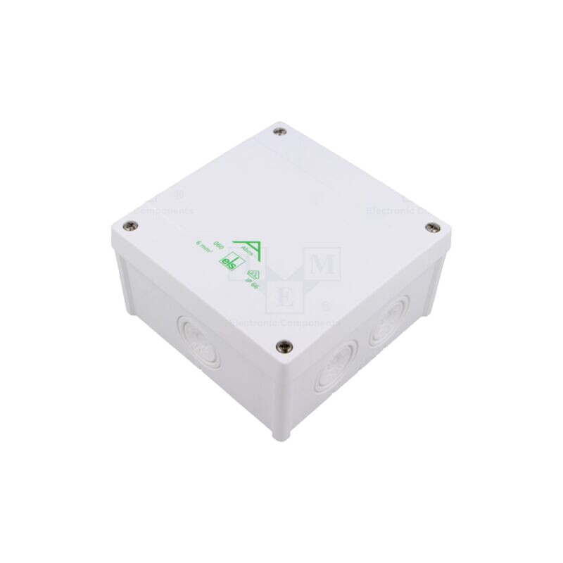 Carcasă: cutie de conexiuni; X: 127mm; Y: 127mm; Z: 70mm; IP66; albe Carcasă: cutie de conexiuni; X: 127mm; Y: 127mm; Z: 70mm; IP66; albe