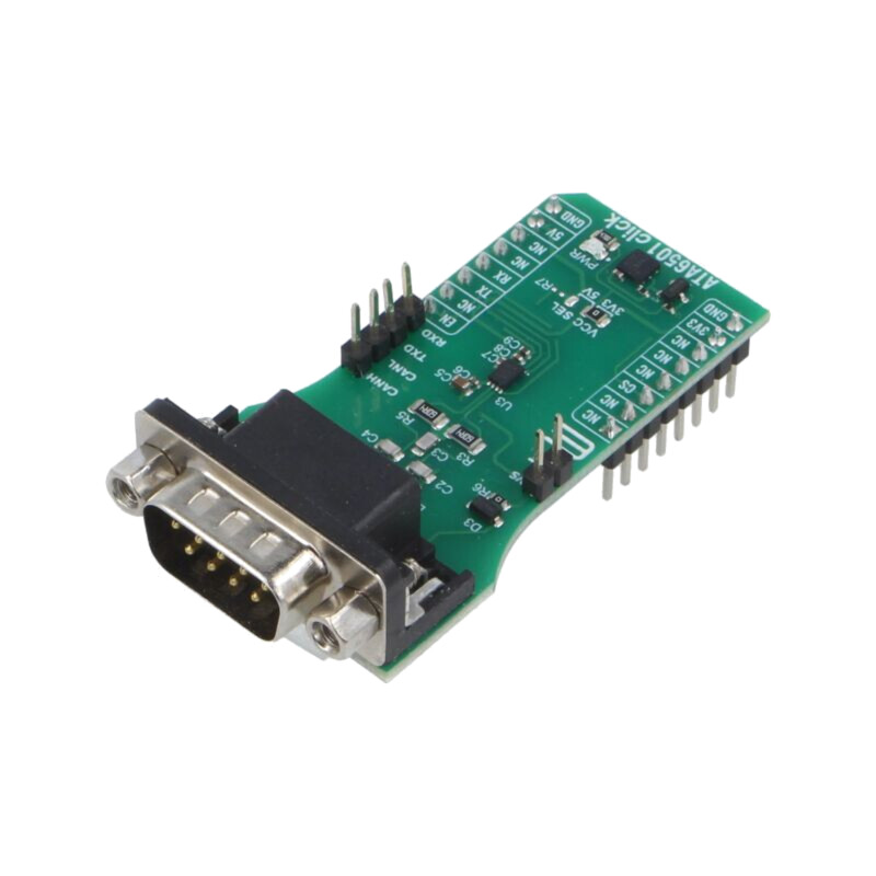 Click board; Comp: ATA6501T-4CW-VAO; placă prototip; 3,3VDC,5VDC Click board; Comp: ATA6501T-4CW-VAO; placă prototip; 3,3VDC,5VDC
