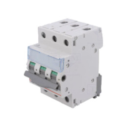 Separator-întrerupător; Poli: 3; pentru şină DIN; 32A; 400VAC