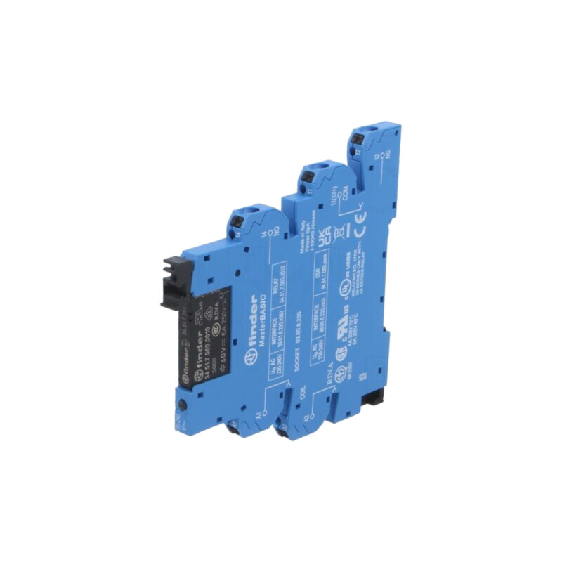 Releu: interfaţă; Ubobină: 230VAC; 6A/250VAC; 6A/24VDC; max.220VDC Releu: interfaţă; Ubobină: 230VAC; 6A/250VAC; 6A/24VDC; max.220VDC