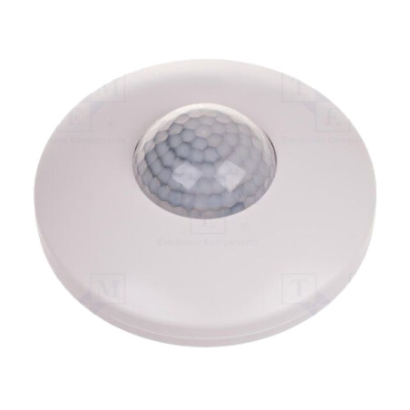 Senzor: mişcare; pt.perete; 24VAC; 24VDC; IP40; 4A; -10÷40°C; 360°