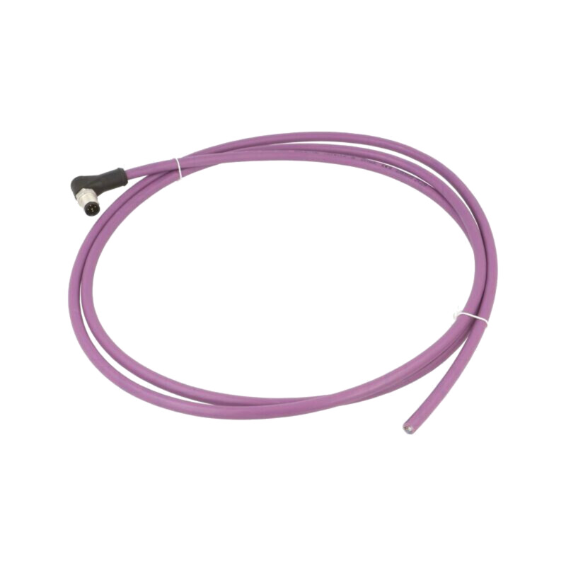 Cablu: pentru senzori/automatizări; M12; PIN: 5; ecranat,în unghi Cablu: pentru senzori/automatizări; M12; PIN: 5; ecranat,în unghi