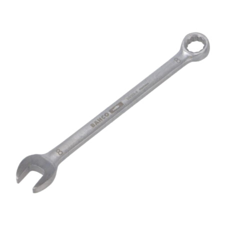 Cheie; combinată; 8mm; Lung.tot: 120mm; oțel inoxidabil