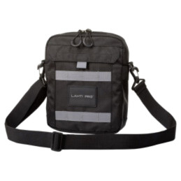 Waist bag; on the shoulder; black; polyester; 290x210x60mm