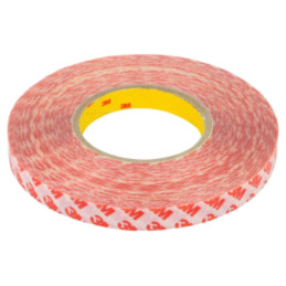 Bandă: de fixare; W: 15mm; L: 50m; Thk: 0,2mm; dublă; acril modificat