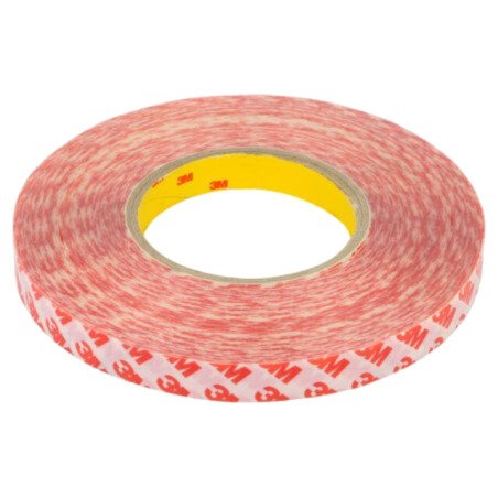 Bandă: de fixare; W: 15mm; L: 50m; Thk: 0,2mm; dublă; acril modificat