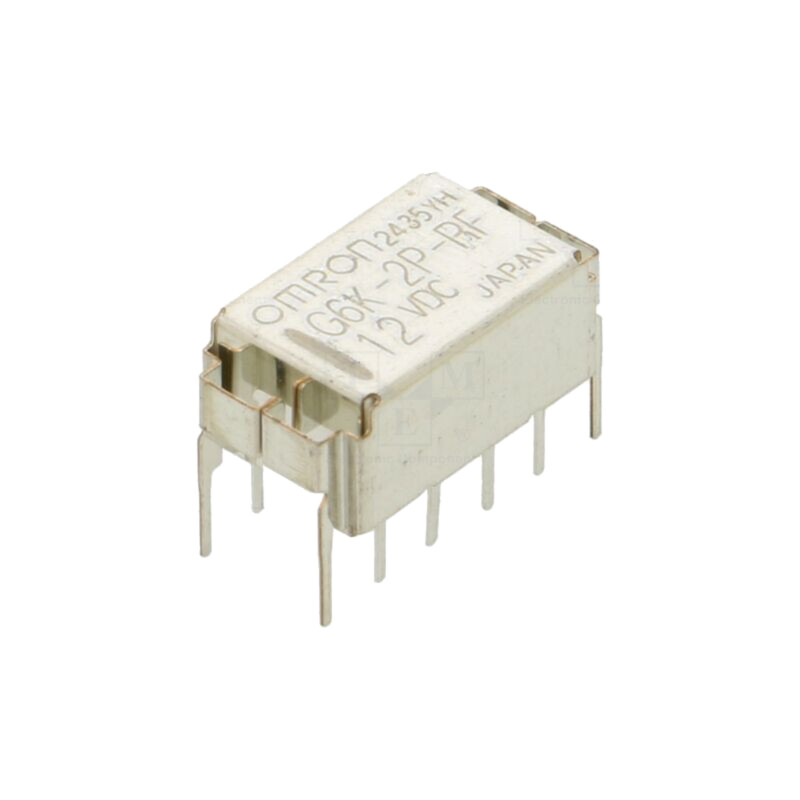 Releu: electromagnetic; DPDT; Ubobină: 12VDC; Icontacte max: 1A