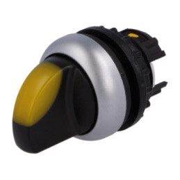 Comutator: rotativ; 22mm; Poz.i stab: 1; galbenă; M22-FLED,M22-LED