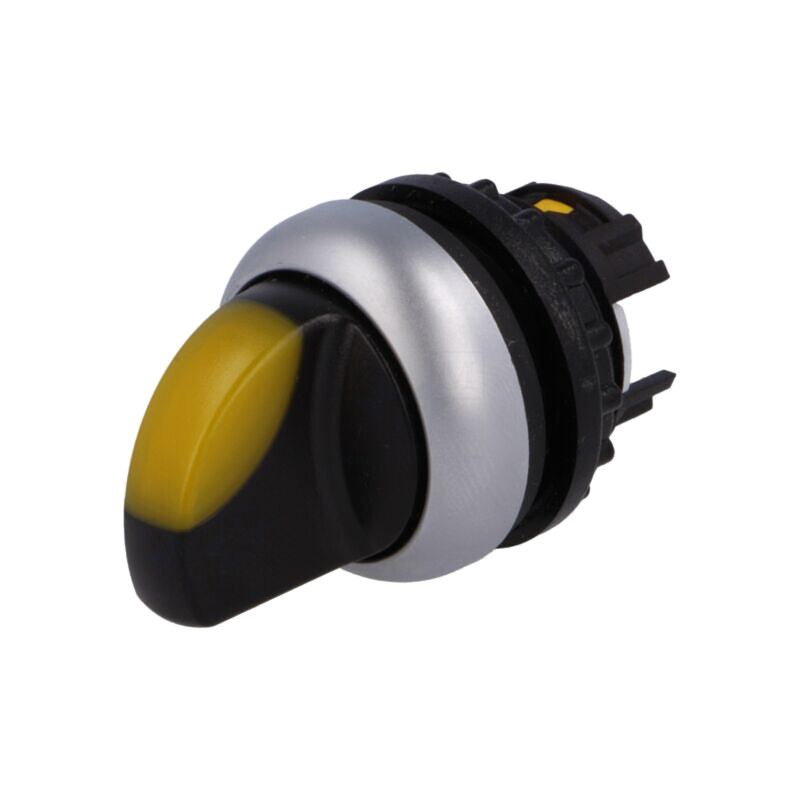 Comutator: rotativ; 22mm; Poz.i stab: 1; galbenă; M22-FLED,M22-LED