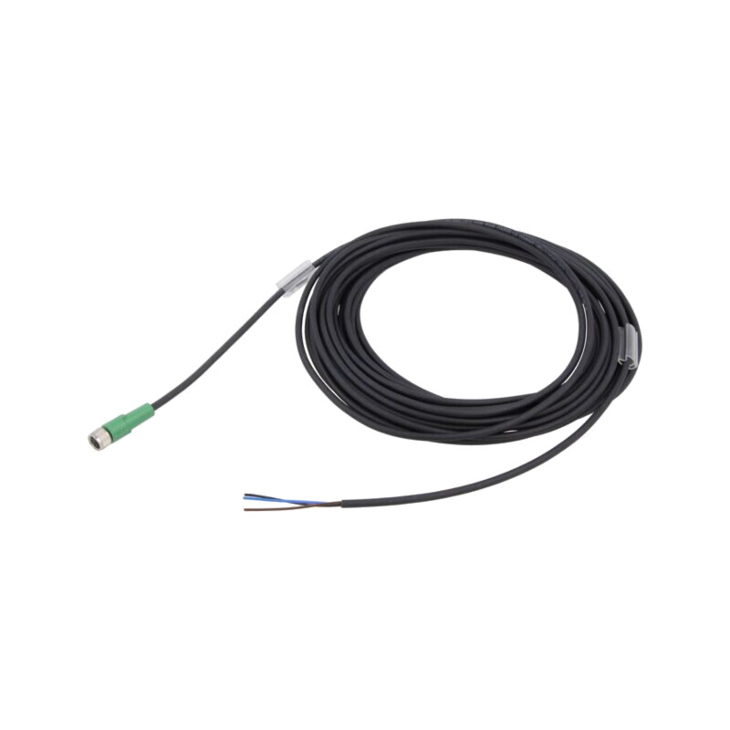 Cablu: pentru senzori/automatizări; M8; PIN: 3; drept; 10m; mufă