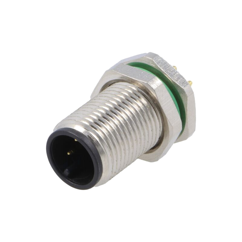 Conector: M12; soclu; PIN: 3; tată; 250V; IP67; THT; 4A Conector: M12; soclu; PIN: 3; tată; 250V; IP67; THT; 4A