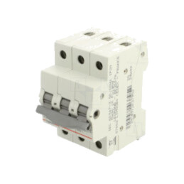 Separator-întrerupător; Poli: 3; pentru şină DIN; 63A; 400VAC