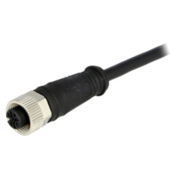 Conector: M12; mufă; mamă; Micro-Change; PIN: 4; drept; 4A; 250V; IP67