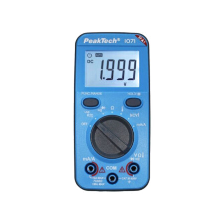 Multimetru digital; LCD; 3,5 cifre (2000); VDC: 2V,20V,200V,600V