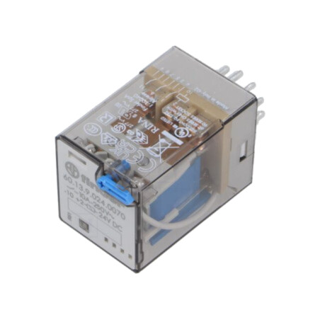 Releu: electromagnetic; 3PDT; 24VDC; Icontacte max: 10A; PCB,soclu