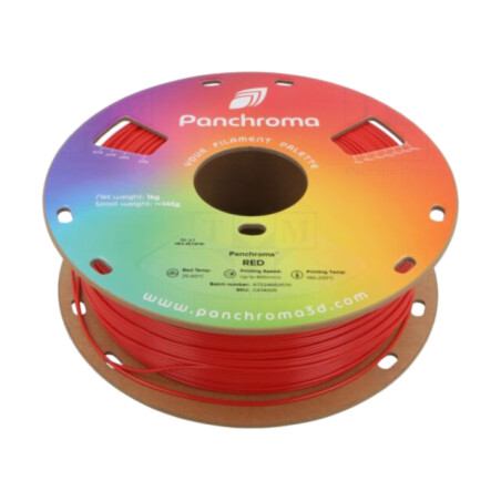 Filament: CoPE; 1,75mm; roşie; 190÷230°C; 1kg; Temp.masă: 25÷60°C