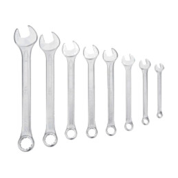 Cheie-set; combinată; oţel crom-vanadium; 8buc.