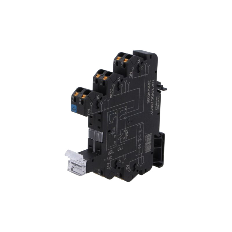 Stativ; 16A; pentru şină DIN; -40÷60°C; 87,8x89,4x12,8mm; 24VDC Stativ; 16A; pentru şină DIN; -40÷60°C; 87,8x89,4x12,8mm; 24VDC