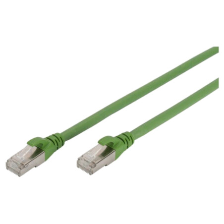Patch cord; RJ45 mufă,din ambele părţi; S/FTP; 6a; litat; Cu; PUR
