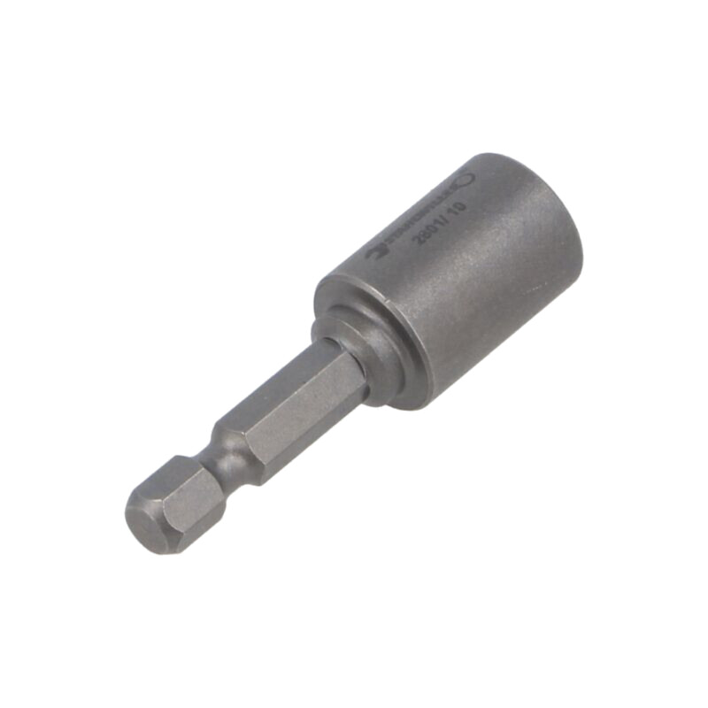 Capăt de şurubelniţă; cap hexagonal; HEX 10mm; Lung.tot: 50mm Capăt de şurubelniţă; cap hexagonal; HEX 10mm; Lung.tot: 50mm