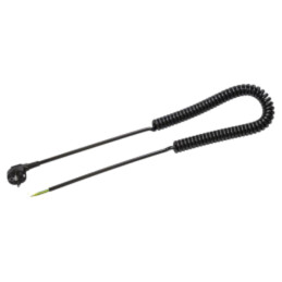 Cablu; 3G1,5mm2; CEE 7/7 (E/F) ştecăr în unghi,cabluri; PUR