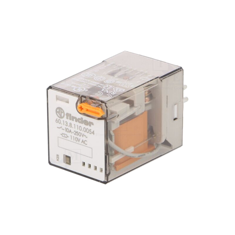 Releu: electromagnetic; 3PDT; Ubobină: 110VAC; Icontacte max: 10A Releu: electromagnetic; 3PDT; Ubobină: 110VAC; Icontacte max: 10A