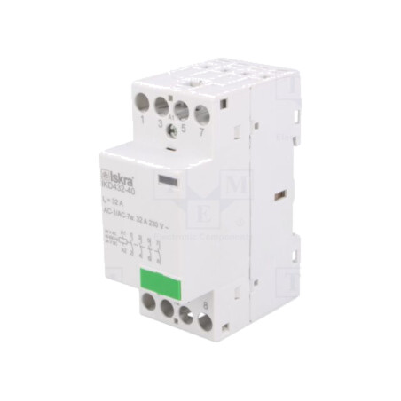 Contactor: 4-polar pt.instalaţii; 32A; 24VAC,24VDC; NO x4; IKD