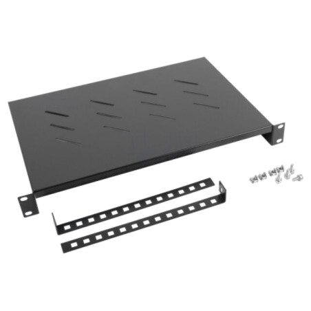 Raft; 1U; neagră; Standard: 19"