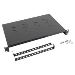 Raft; 1U; neagră; Standard: 19"