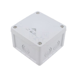 Carcasă: cutie de conexiuni; X: 102mm; Y: 102mm; Z: 70mm; gri; ABOX