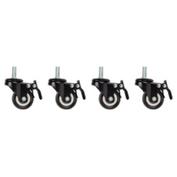 Set of wheels; black