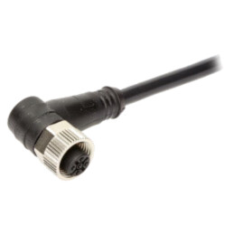 Conector: M12; mufă; mamă; Micro-Change; PIN: 4; în unghi 90°; 4A
