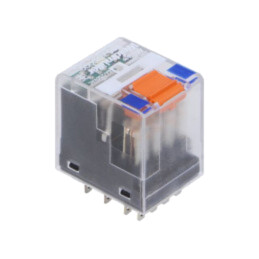 Releu: electromagnetic; 4PDT; Ubobină: 24VDC; Icontacte max: 6A