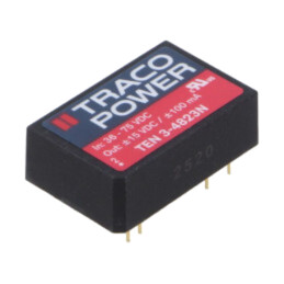 Convertor: DC/DC; 3W; Uintr: 36÷75VDC; Uieş: 15VDC; Uieş2: -15VDC