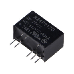 Convertor: DC/DC; 2W; Uintr: 21,6÷26,4VDC; Uieş: 12VDC; Iieş: 83mA