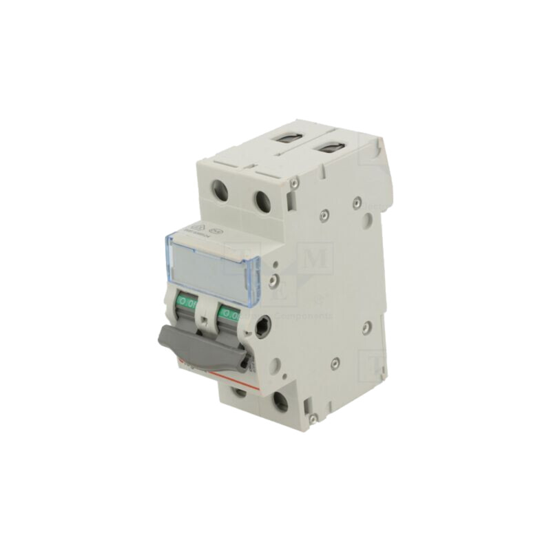 Separator-întrerupător; Poli: 2; pentru şină DIN; 40A; 400VAC Separator-întrerupător; Poli: 2; pentru şină DIN; 40A; 400VAC