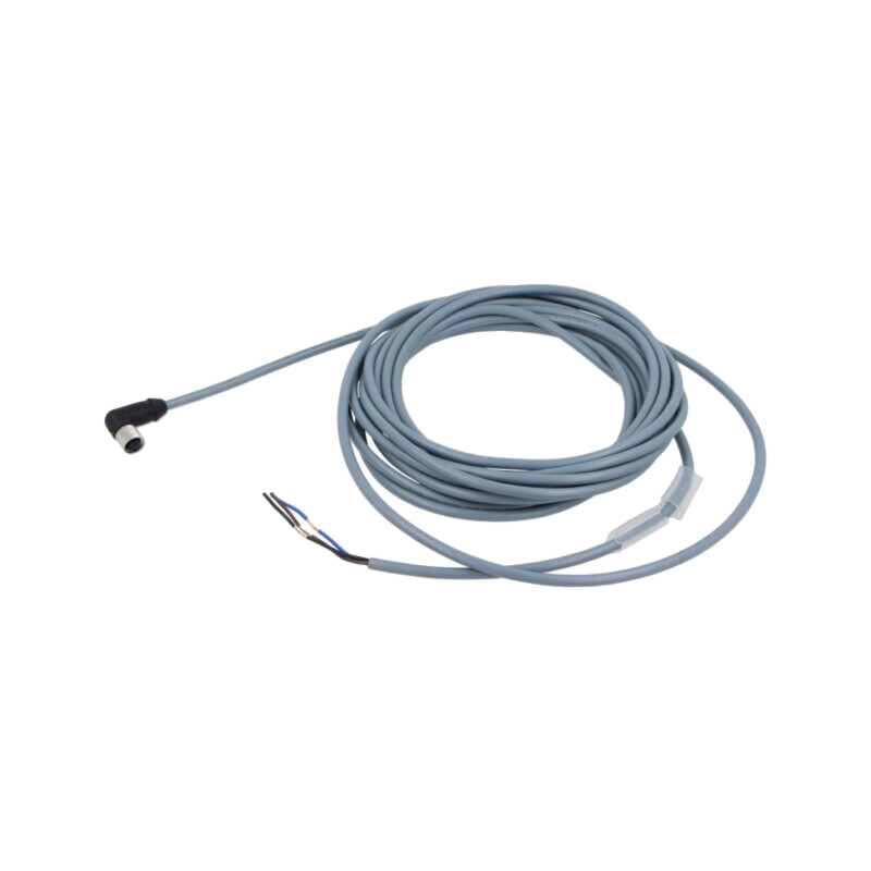 Cablu: pentru senzori/automatizări; PIN: 3; în unghi; 5m; M8; 60VDC