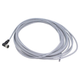 Conector: M12; mufă; mamă; PIN: 4; în unghi; cabluri; 5m