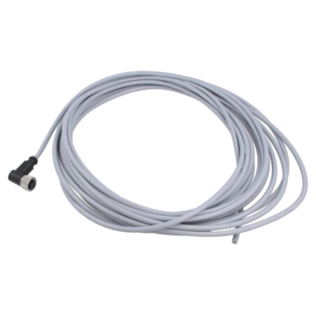Conector: M12; mufă; mamă; PIN: 4; în unghi; cabluri; 5m