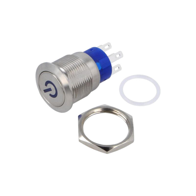 Comutator: anti-vandalism; Poz: 2; DPDT; 3A/250VAC; IP67; ON-ON