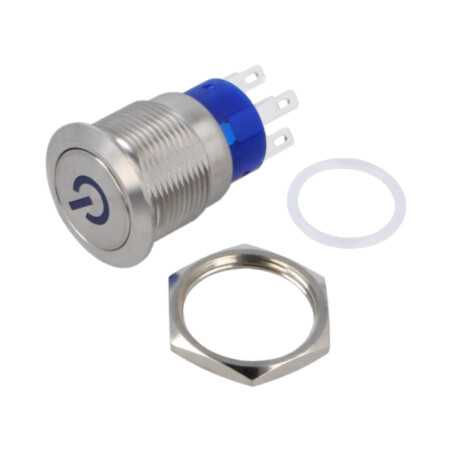 Comutator: anti-vandalism; Poz: 2; DPDT; 3A/250VAC; IP67; ON-ON