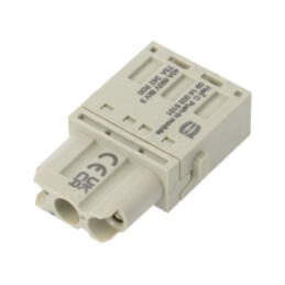 Conector: HDC; modul; mamă; 40A; 690V; Han-Modular®; PIN: 3; push-in