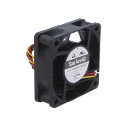 Ventilator: DC; axial; 12VDC; 60x60x20mm; 52,8m3/h; 43dBA; bilă