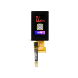 Afişaj: TFT; 0,96"; 80x160; Ilum: LED; Dim: 18,7x31,9x2,59mm; RGB